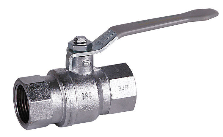 Universal Kugelhahn mit Hebelgriff – Verchromtes Messing für vielseitige Anwendungen